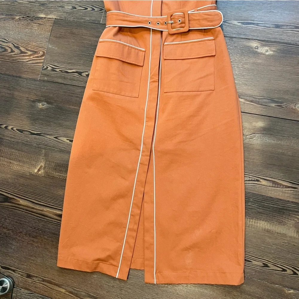 Mare mare x Anthropologie honey white piping button up shirt dress
size Small - Picture 10 of 16